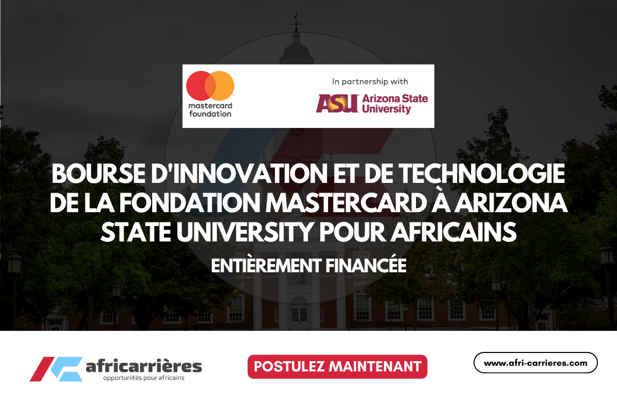 Bourse Arizona State University de la Mastercard Foundation