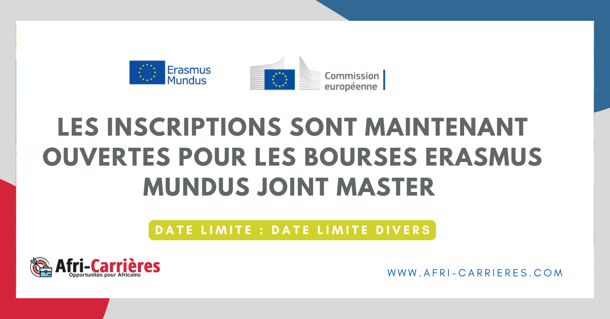 bourses Erasmus Mundus joint Master