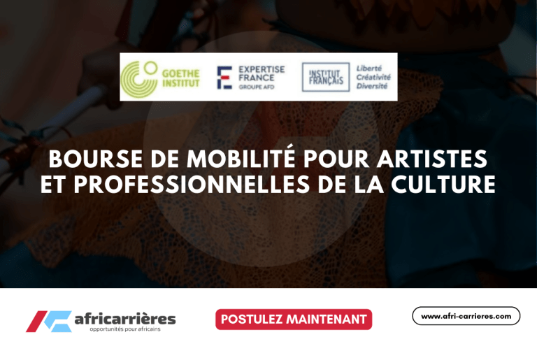 Bourse De Mobilité 2025 pour artistes et professionnelles de la culture