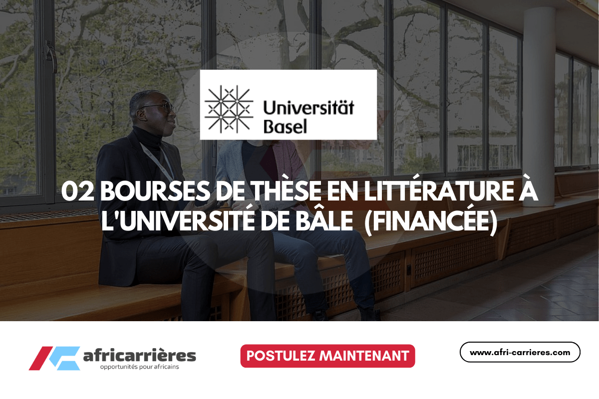 Bourse de thèse en littérature à l'Université de Bâle 2026 (financée)