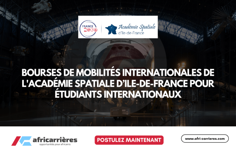 Appel à candidatures 2025/2026 : bourses de mobilités internationales