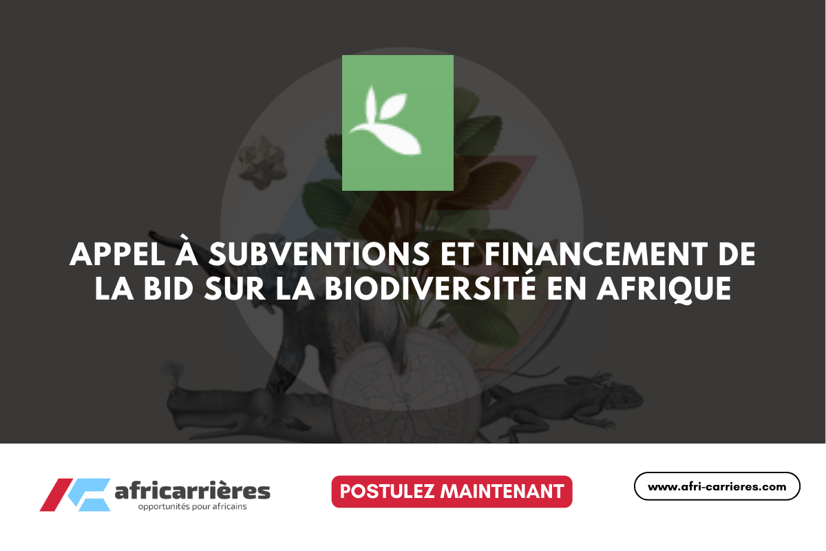 Subventions BID 2025 sur la biodiversité en Afrique