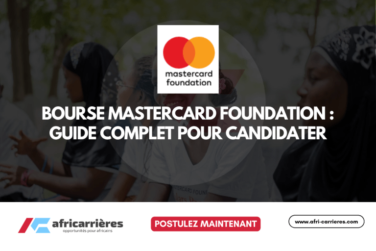 Mastercard Foundation Scholars Program 2026 Comment postuler ?