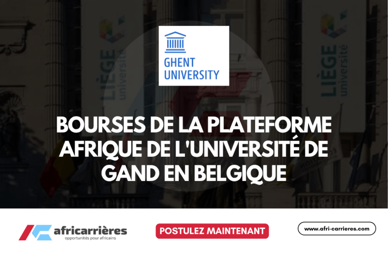 Bourses de l'Université de Gand en Belgique 2025