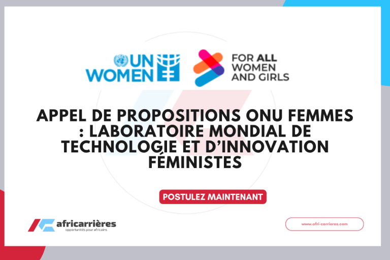 Appel de propositions ONU Femmes : Laboratoire mondial de technologie et d’innovation féministes