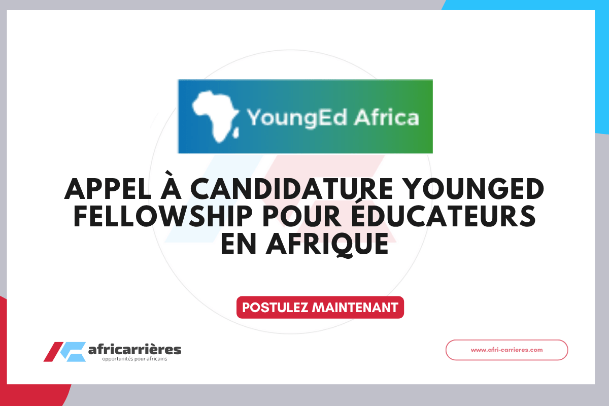 Appel à candidature YoungEd Fellowship 2025 pour éducateurs en Afrique