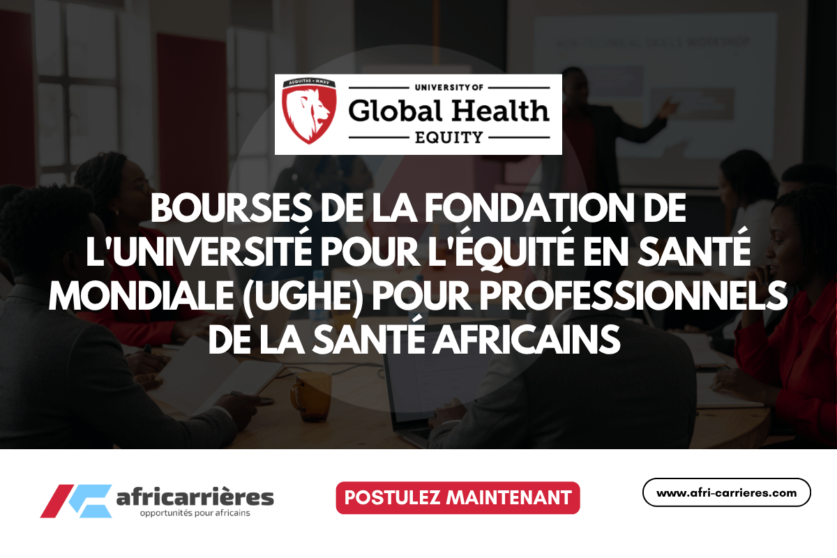 Programme de Master of Science in Health Professions 2026/2027 de la Fondation Mastercard