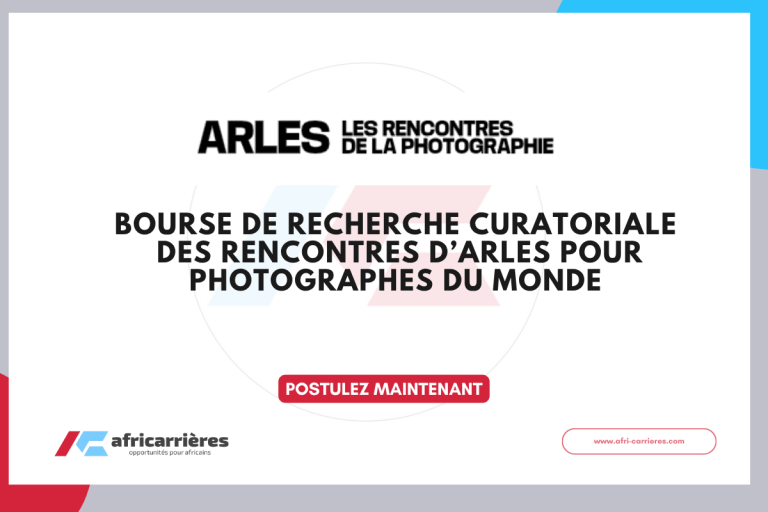 Bourse de recherche curatoriale 2026 des Rencontres d’Arles pour photographes du monde