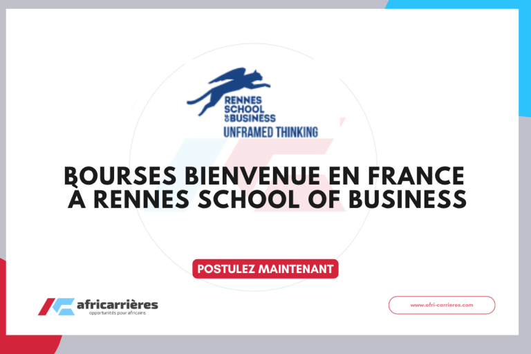 Bourses Bienvenue en France 2026 à Rennes School of Business