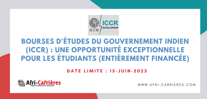 Bourses d'études du gouvernement indien (ICCR) : Une opportunité exceptionnelle pour les étudiants africains 23/24 6 Bourses d'études du gouvernement indien (ICCR) : Une opportunité exceptionnelle pour les étudiants 23/24