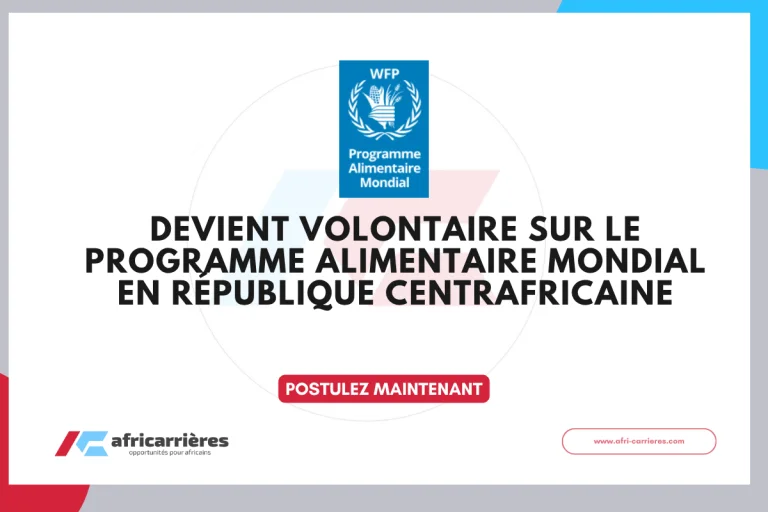 Devient Volontaire PAM Programme Alimentaire Mondial 2026