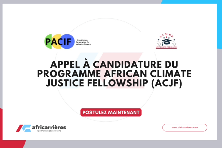 Programme African Climate Justice Fellowship (ACJF)