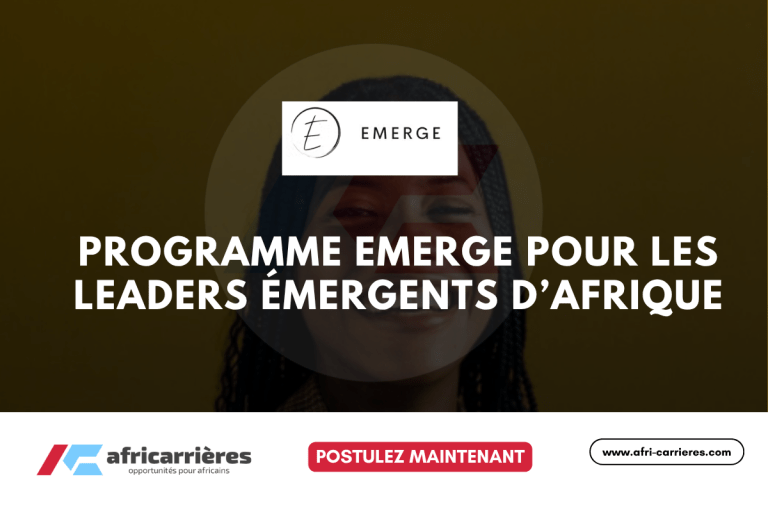 Programme EMERGE 2026 de la Fondation Mastercard de TheBoardroom Africa pour les leaders émergents d’Afrique