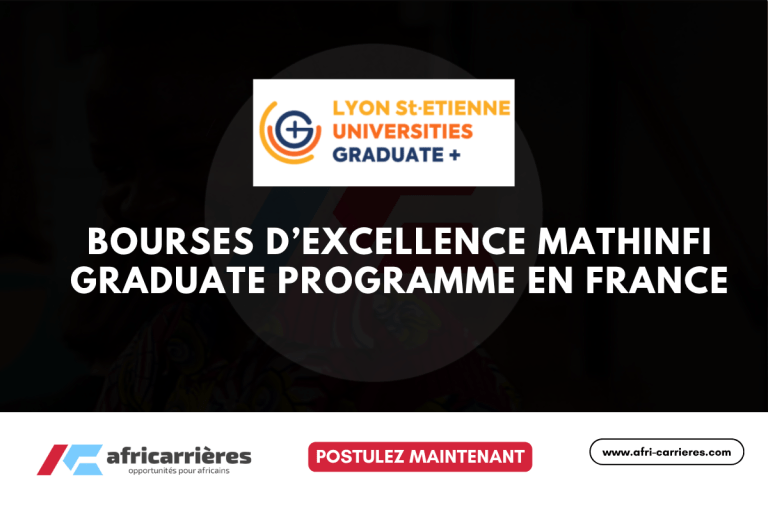 Programme de master MathInfi 2026 Bourses d’excellence en France