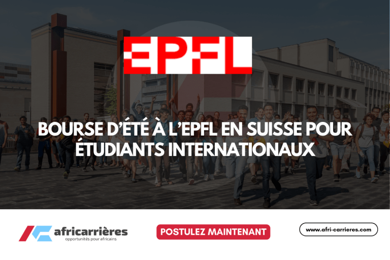 Programme de bourse Summer@EPFL 2026-2027 en Suisse