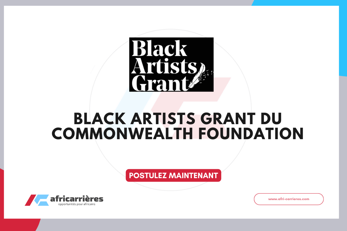 Black Artists Grant du Commonwealth Foundation 2025