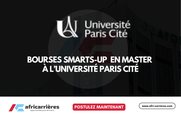 Bourses SMARTS-UP 2026-2027 Bourses internationales en Master