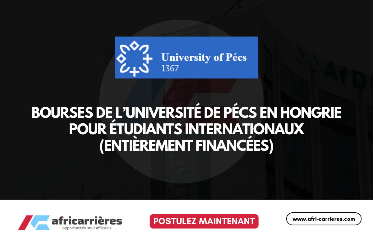 Bourses de l’Université de Pécs 2026 en Hongrie (entièrement financées) pour étudiants internationaux