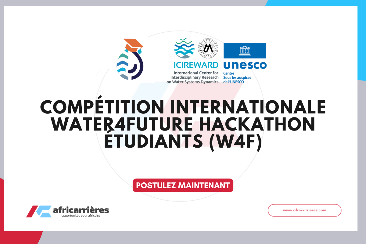 Compétition internationale Water4Future Hackathon Étudiants 2025 (W4F)