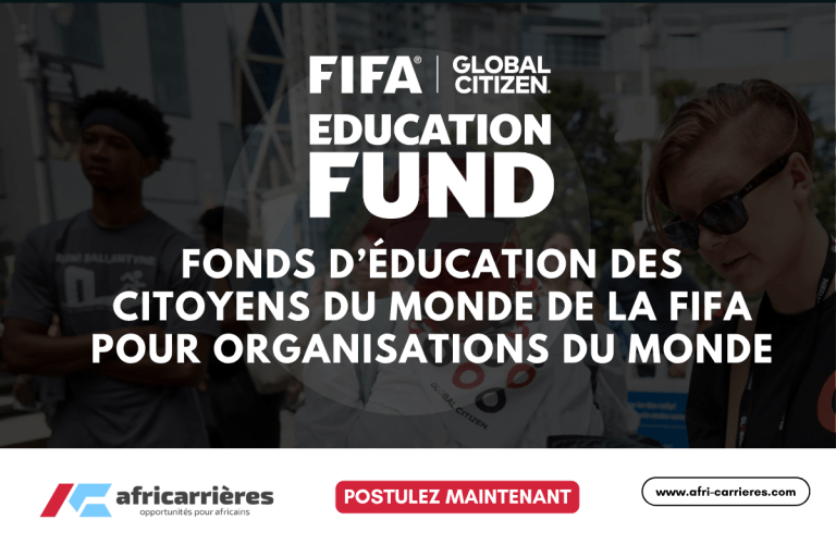 FIFA Global Citizen Education Fund 2025 pour organisations du monde