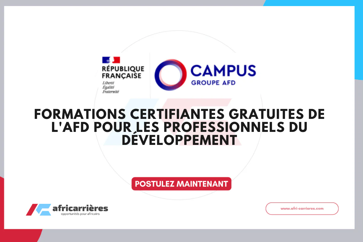 Formations certifiantes gratuites AFD