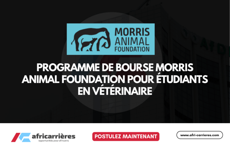 Programme de Bourse Morris Animal Foundation 2026 pour étudiants en vétérinaire