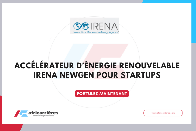 Accélérateur d’énergie renouvelable IRENA NewGen- Cohorte 2025