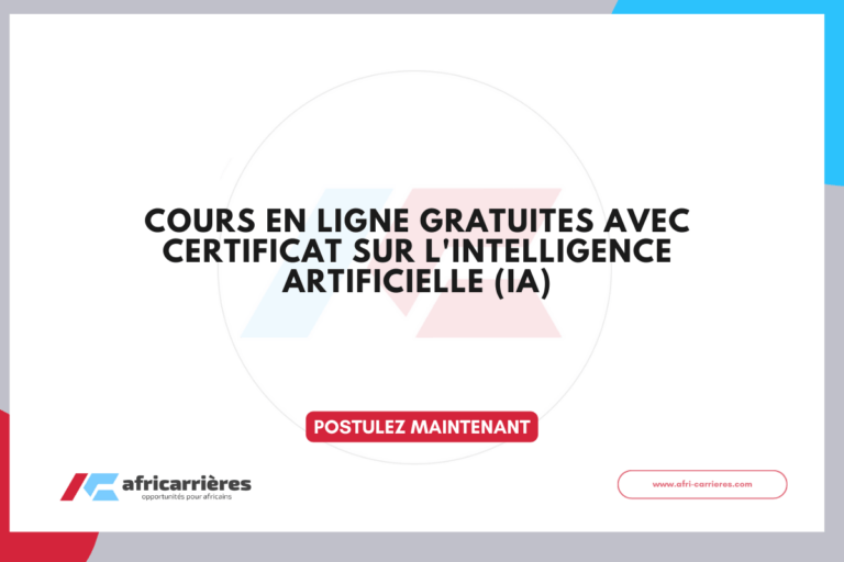 Top 09 Cours en ligne gratuites avec Certificat sur l'Intelligence Artificielle (IA)
