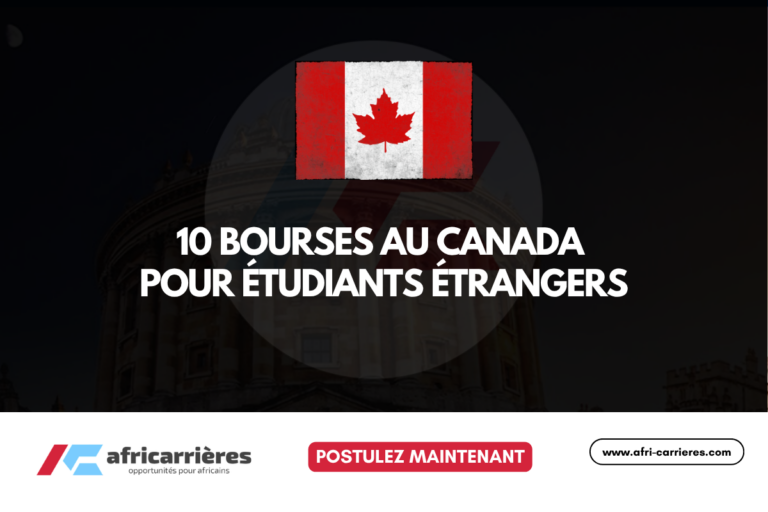 10 bourses entièrement financées au Canada en 2026