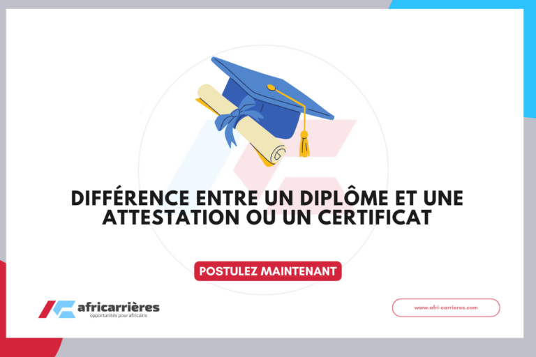 différence entre diplôme et attestation