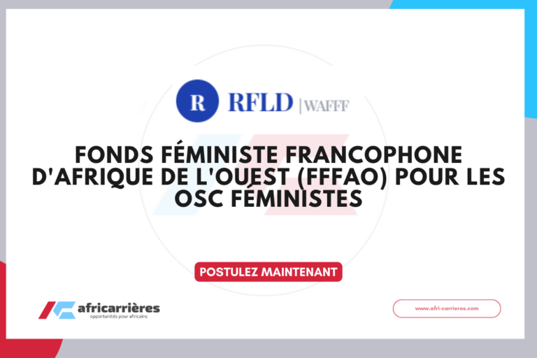Fonds Féministe Francophone d'Afrique de l'Ouest (FFFAO) 2026 pour les OSC féministes