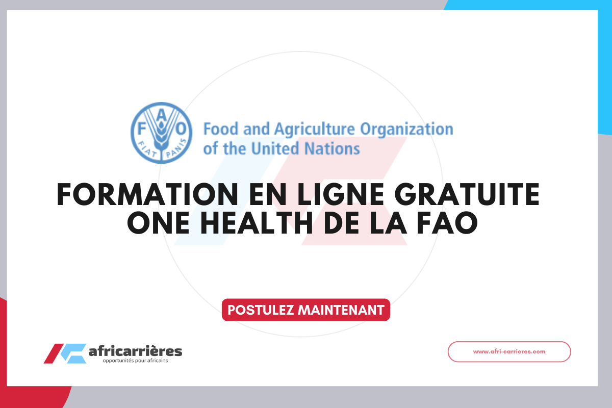 Formation en ligne One Health gratuite de la FAO 2026