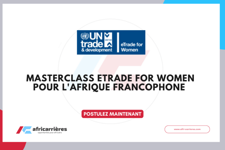 Masterclass eTrade for Women 2026  pour l'Afrique francophone