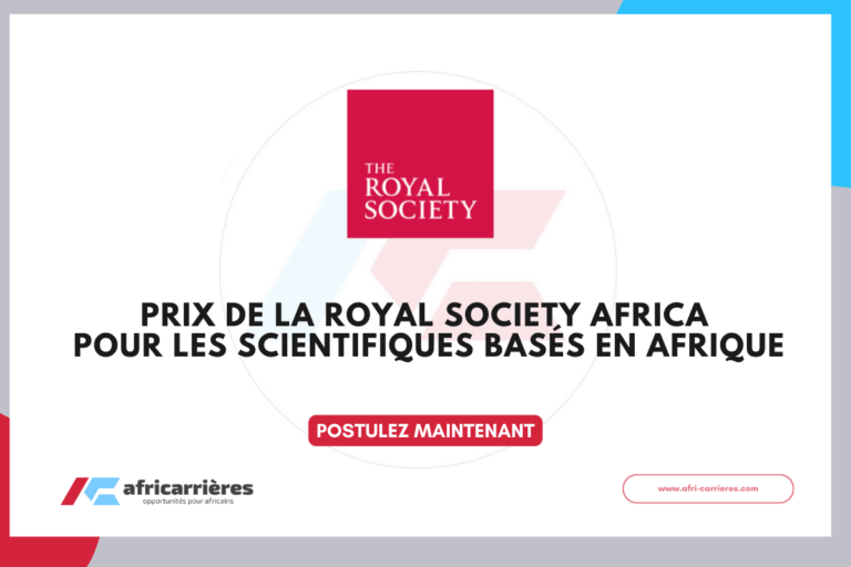 Prix de la Royal Society Africa pour les scientifiques basés en afrique
