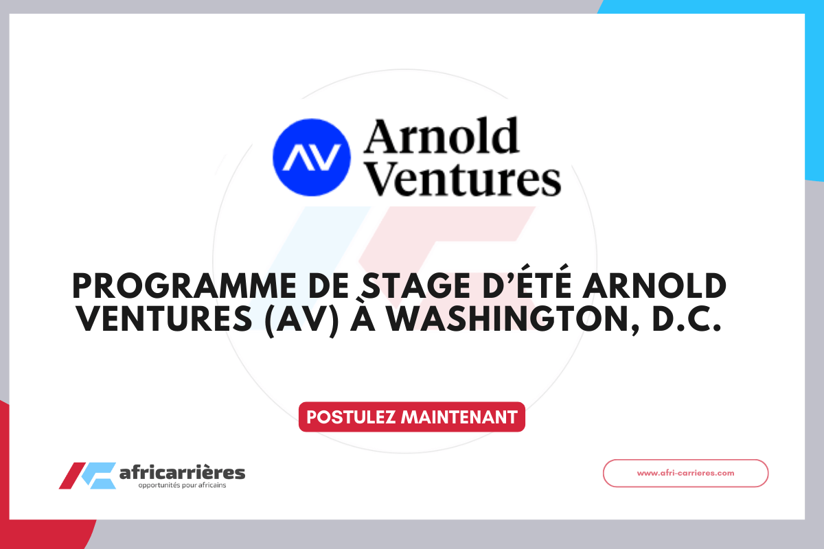 Programme de Stage d’été Arnold Ventures (AV)  2026