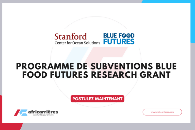 Programme de subventions Blue Food Futures Research Grant 2026
