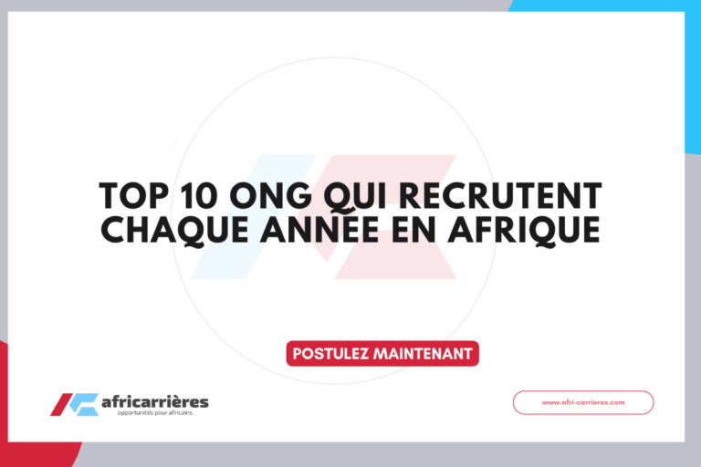Top 10 ONG qui recrutent des Africains chaque année