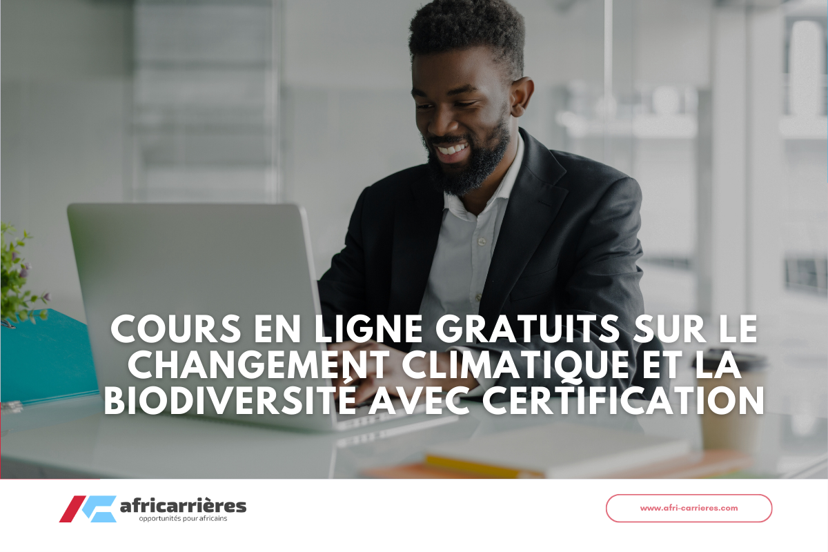 cours en ligne gratuits sur le changement climatique et la biodiversite avec certification