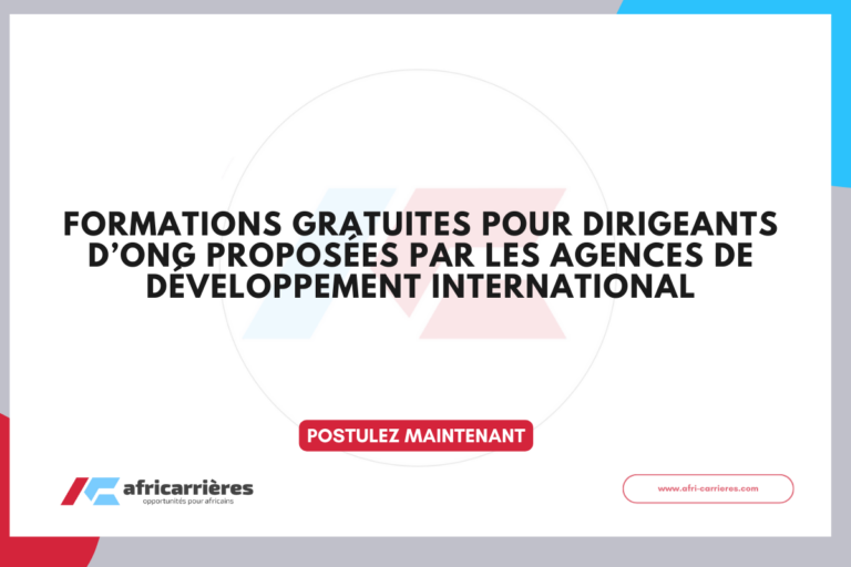 12 Formations gratuites pour dirigeants d’ONG