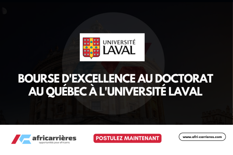 3 Bourse d'excellence au doctorat 2026 au Québec à l'Université Laval
