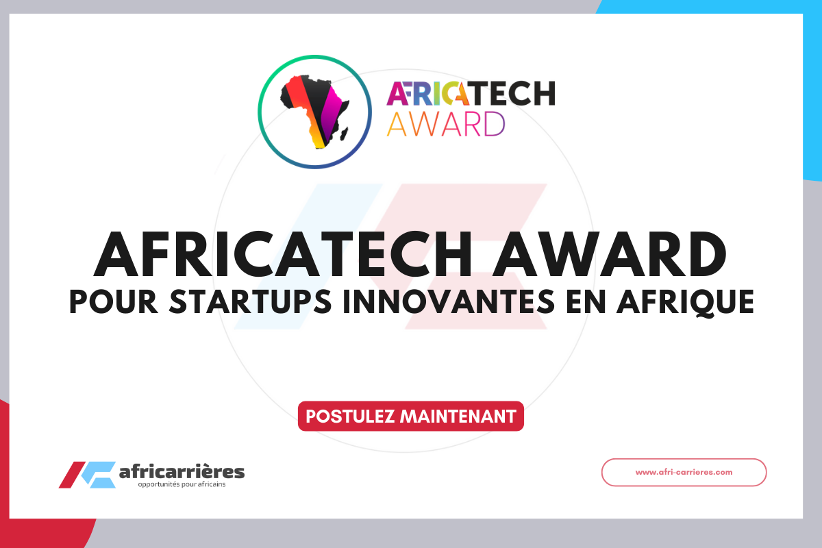 AfricaTech Award 2026 pour startups innovantes en Afrique