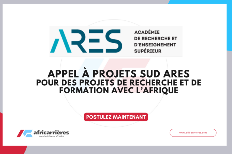 Appel à projets Sud 2027 – ARES Jusqu’à 500 000 € pour des projets de recherche et de formation avec l’Afrique