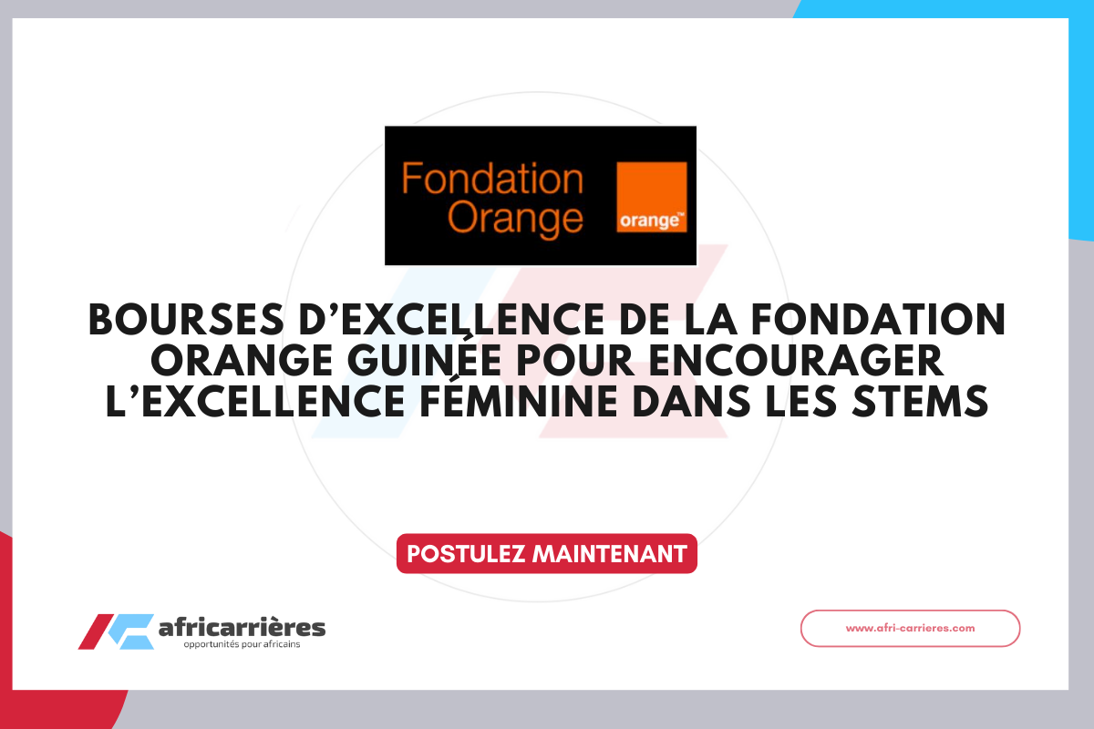 Bourses d’Excellence de la Fondation Orange Guinée 2026