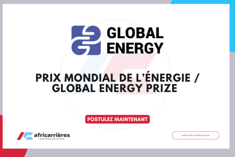 Les nominations sont ouvertes pour le Prix mondial de l’énergie Global Energy Prize 2026