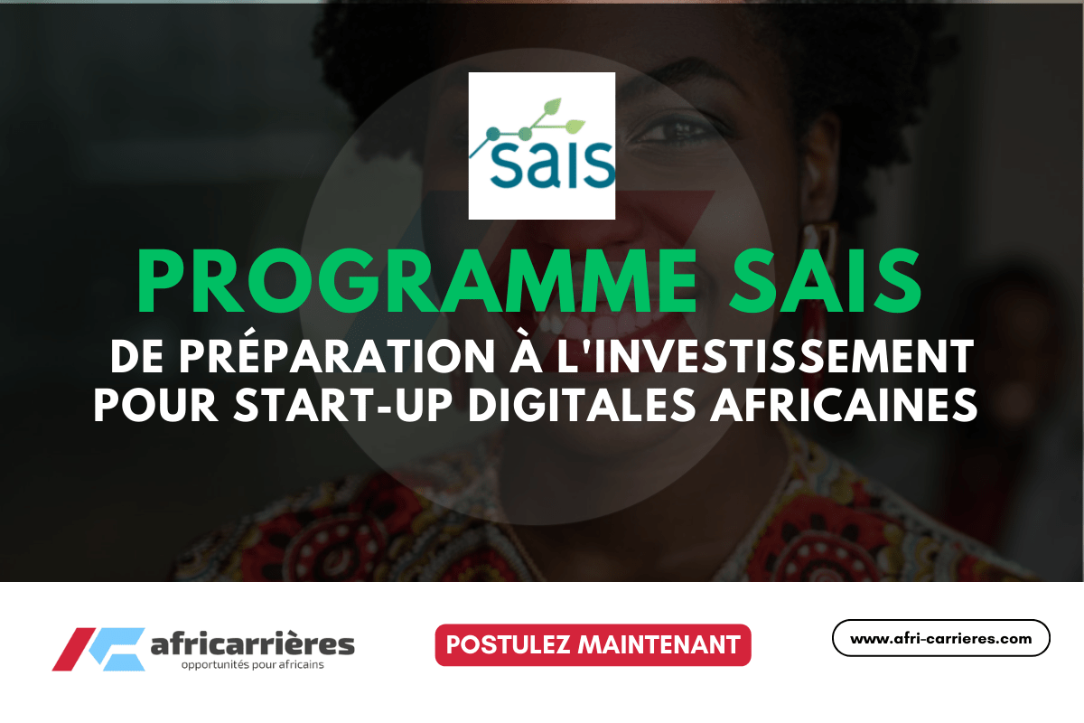 Programme SAIS de préparation à l'investissement 2026 pour Start-up digitales africaines