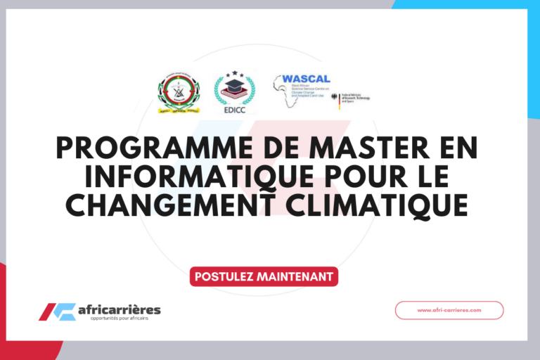 Programme de Master en Informatique pour le changement climatique