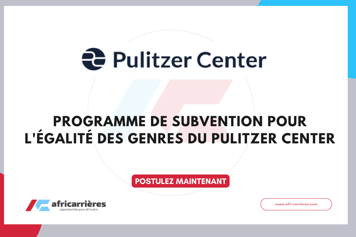 Programme de Subvention pour l'égalité des genres 2025 du Pulitzer Center