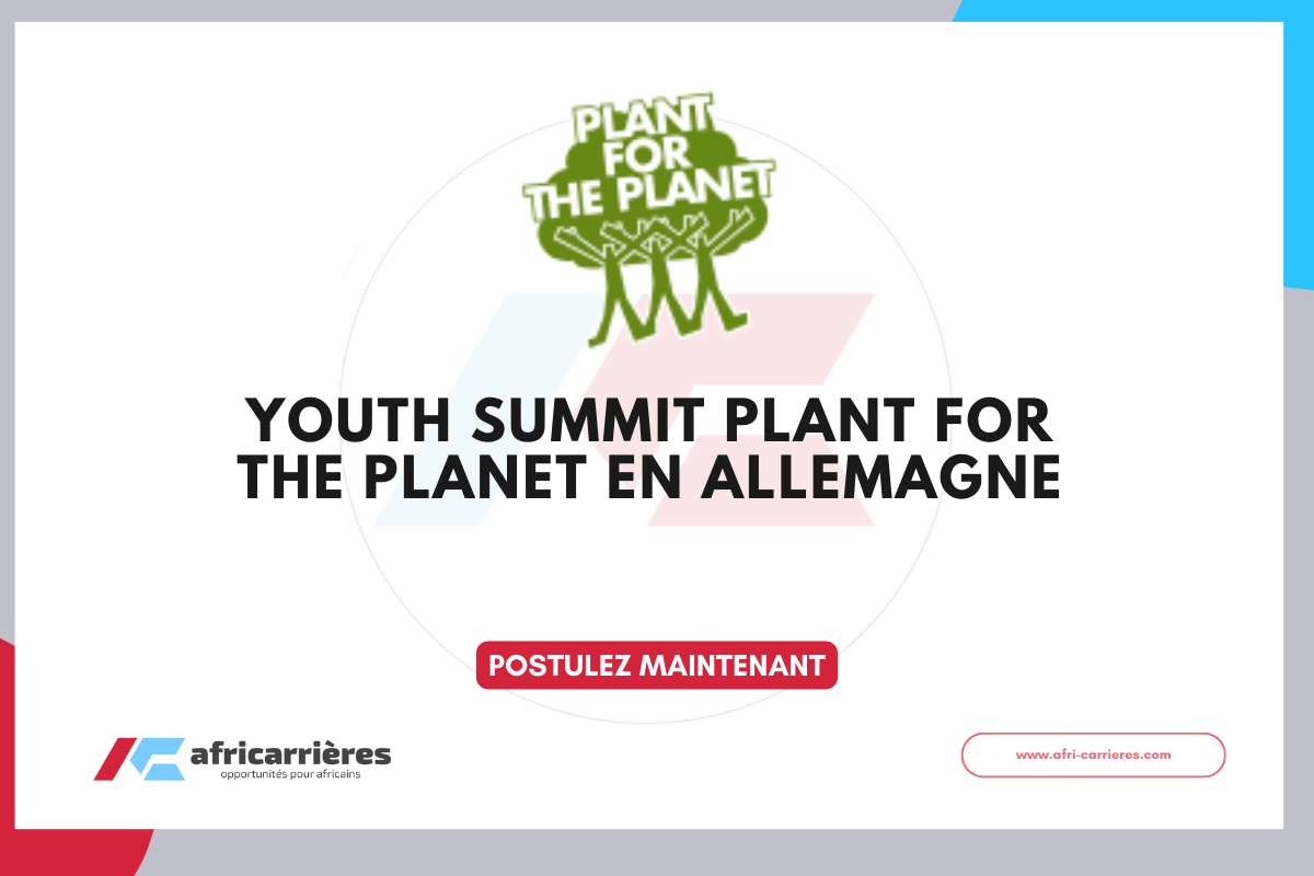 Youth Summit Plant for the Planet 2026 en Allemagne