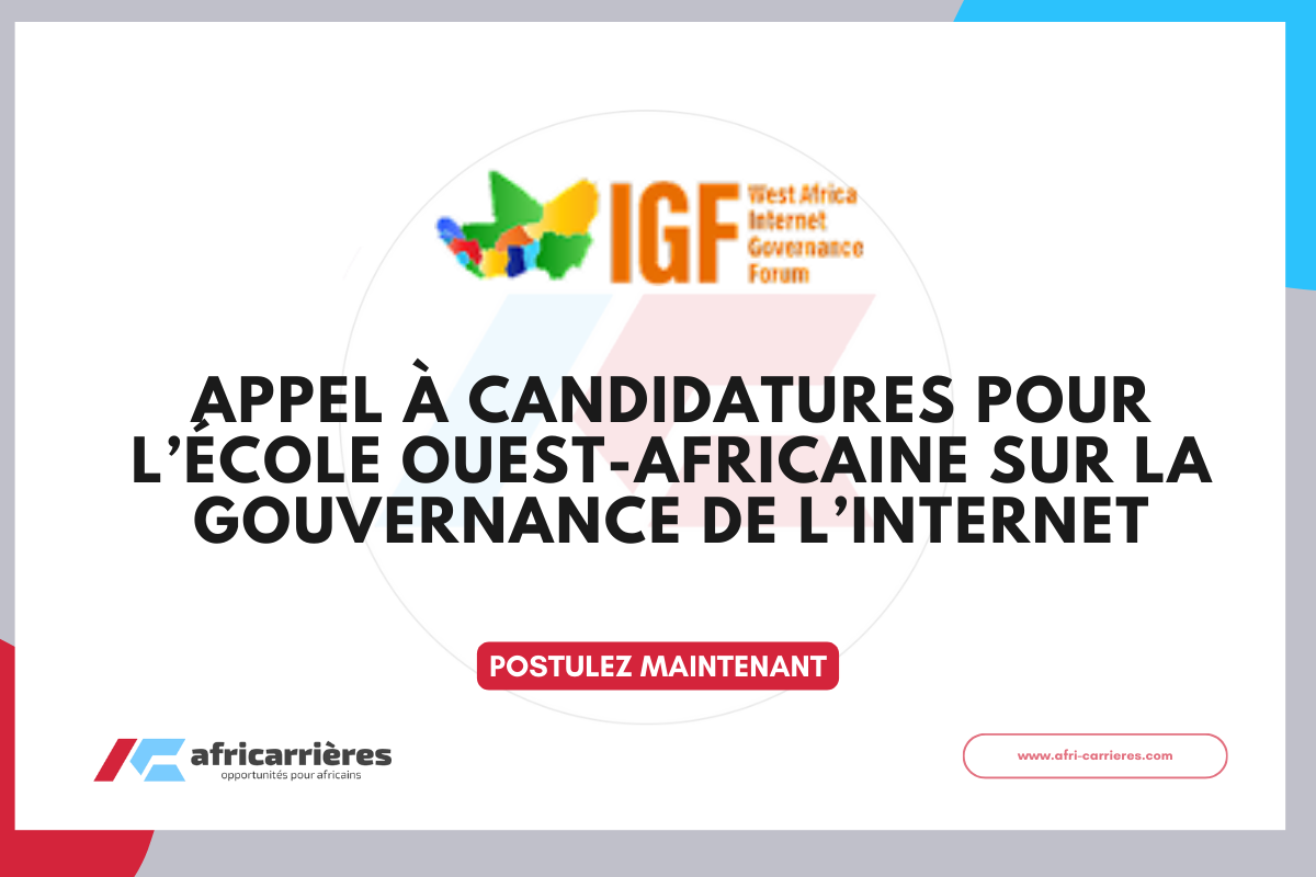 Appel à candidatures WASIG 2026 pour l’École ouest-africaine sur la gouvernance de l’Internet