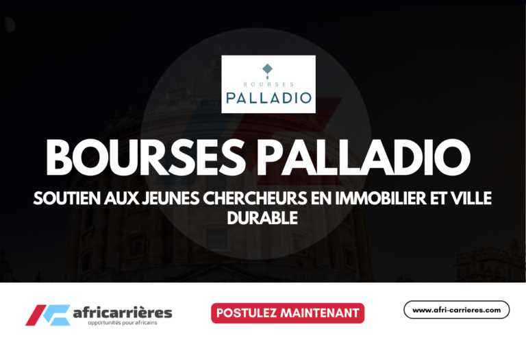 Bourses Palladio 2026 – Soutien aux jeunes chercheurs en immobilier et ville durable